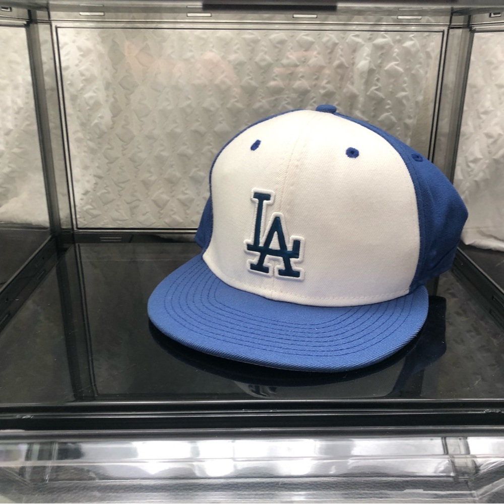 Nike LA Dodgers White and Blue SnapBack Baseball Hat